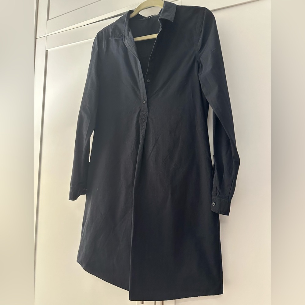 Mavi black 100% cotton tunic/dress size M